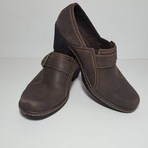 Clarks Bendables Freesia Isle Shoes Brown Size 6 M  Distressed Style 34967